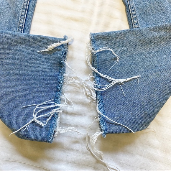 Everlane High Rise Kick Crop Jean Lightwash Blue size 26 - Picture 11 of 16